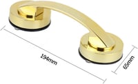 Arany ABS Vákuumos Fogantyú 190mm Erős Tapadókoronggal 2