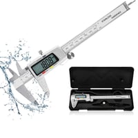 ZHAOMIMI Digitális Tolómérő 150mm Rozsdamentes Acélból - Nagy LCD Kijelzővel, 0,01mm Pontosság, Belső-Külső-Mélység Méréshez 1