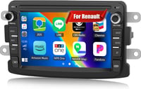 CAMECHO Android 13 Autórádió Renault Dacia Logan Duster Sandero Lodgy Capture Lada Xray - 7" Dupla DIN Bluetooth Navigáció CarPlay MirrorLin 1