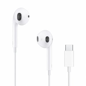 Căști Apple EarPods USB-C – defecte, nu se aude niciuna — defecte, pentru piese: ambele căști sunt mute (stare: vezi a 2-a poză)