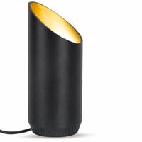 HUAEU LED podna lampa 6W GU10 usmjerena prema gore, unutarnja, crna, topla bijela 3000K, 500 lm — žarulja nedostaje (stanje: vidi 2. sliku) 3