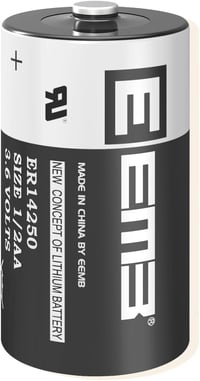 EEMB 3,6V Lítium elem kutyanyakörvhöz és riasztóhoz - ER14250 1/2AA 1