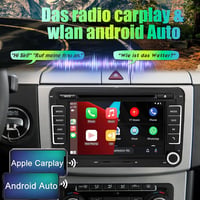 Volkswagen 7" érintőképernyős autórádió CarPlay és Android Auto támogatással - Polo, Passat, Tiguan, EOS 4
