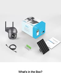 ANRAN 2K Kültéri WiFi Biztonsági Kamera 360° Forgatható Napelemes PIR Mozgásérzékelővel, Reflektorfénnyel, Kétirányú Hanggal, Éjjellátóval,  9