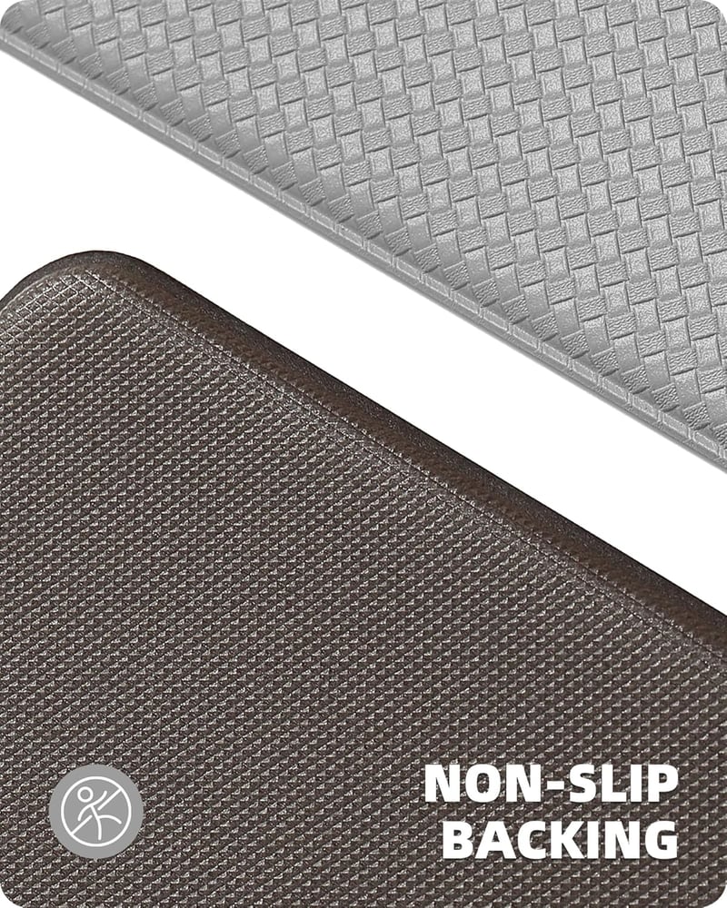 Color G Szürke Konyhai Futószőnyeg 44x200cm - Mosható, Csúszásmentes, Olaj- és Vízálló PVC