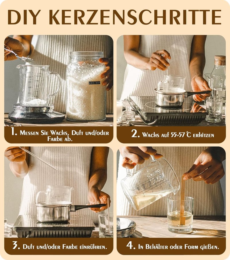 BOYUJK Prémium Bio Szójagyertya Viasz 5kg - 100% Természetes, Adalékmentes