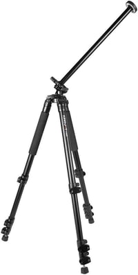 KINGJOY F1008R Professzionális Állvány - Forgatható és Dönthető Középoszlop Étel- és Termékfotózáshoz - Fekete Tripod Fotósoknak 3