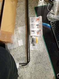 Laimew 80 cm Kétrudas Törölközőtartó Fúrás Nélkül Fekete Fali Törölközőrúd — fekete tartókonzol nélkül (állapot: lásd a 2. képet) 2