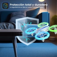 DEERC D23 Mini Drón - Távirányítós Quadcopter 5 LED Móddal, Visszatérés Funkcióval, Magasságtartással, 360° Flip, Védett Propellerekkel és 2 8