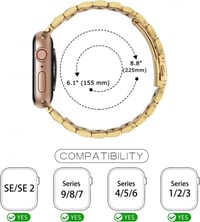 Apple Watch Prémium Acél Pánt - Kompatibilis Minden Sorozattal 6