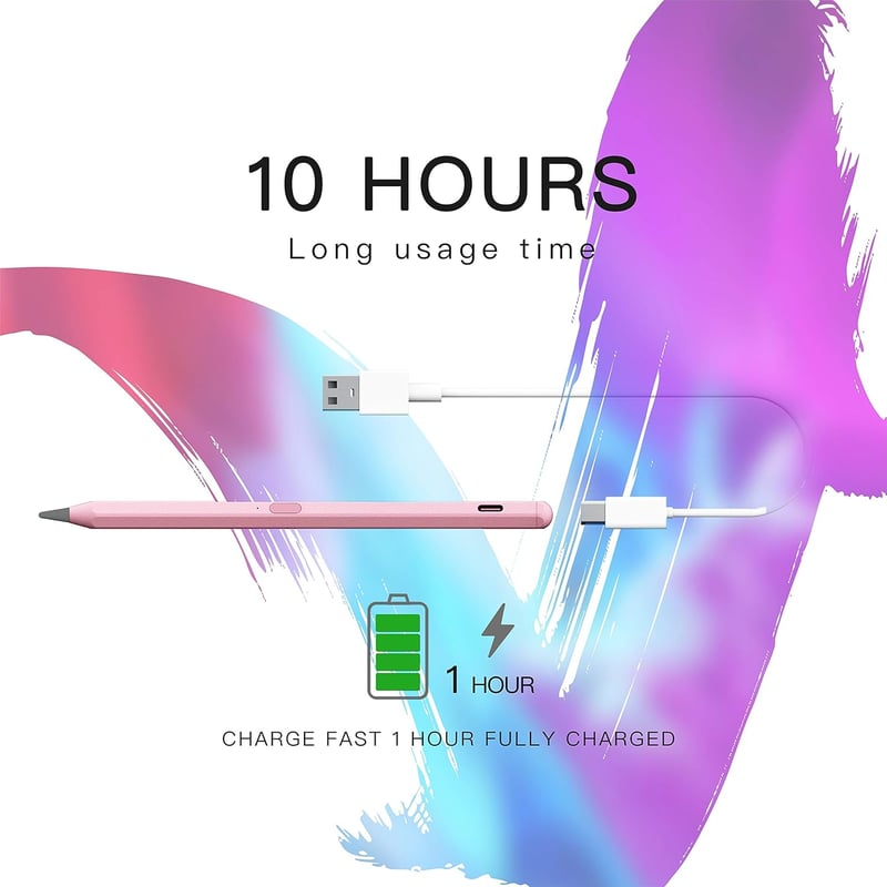 Apple iPad Stylus Toll - Mágneses, Dőlés-érzékelős, Tenyér-felismerős (2018-2023 modellekhez)