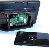 Raspberry Pi 4 Fekete Hűtőházas Ház 7" Érintőképernyővel 2