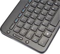 Microsoft All-in-One Media Keyboard - Vezeték nélküli multimédiás billentyűzet beépített touchpaddel, QWERTY kiosztás, fekete 6