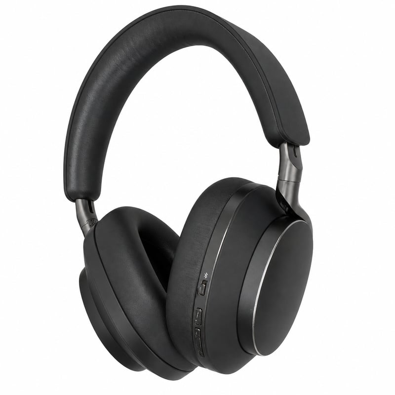 Bezdrôtové slúchadlá s potlačením hluku Bowers & Wilkins Px8, Bluetooth — Drobné známky opotrebovania na tlačidlách a na bočnej strane (stav: pozri 2. obrázok)