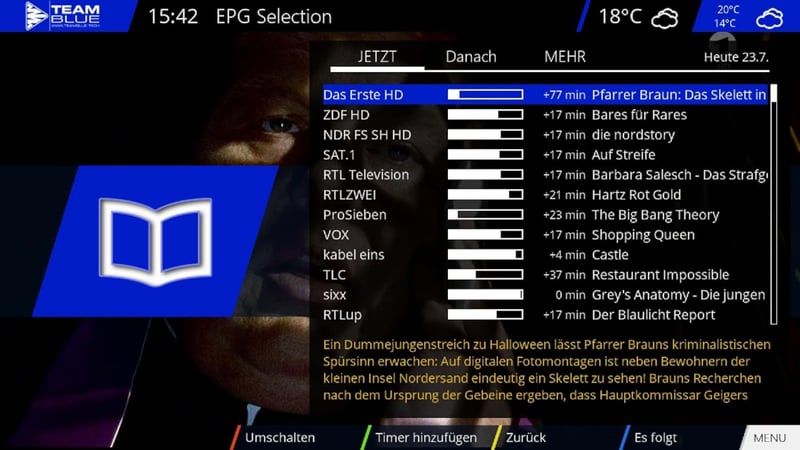 GigaBlue UHD Quad 4K Pro PVR vevőkészülék HBB TV-vel, Bluetooth 5.4, 2x FBC DVB-S2 tunerrel, Gigabit LAN, 2TB HDD-vel