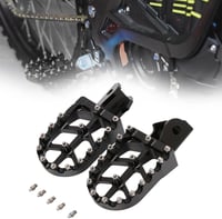JFG RACING Motoros Lábtartó - CNC Alumínium Széles Pedálok Sur Ron Light Bee és CRF150F/230F Modellekhez, Fekete 1