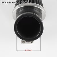 Univerzális 45°-os Motorkerékpár Légszűrő, 34-36mm, Fekete - Evermotor 2