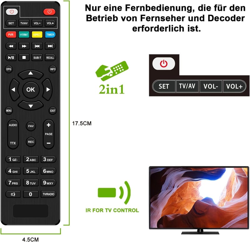 Dcolor DVB-S/S2 Műholdvevő HDMI 1080P USB Media Player PVR Felvevő