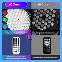 BETOPPER 160W RGB LED Par Lámpa - DMX Vezérelhető Diszkó Fény Távirányítóval - Stroboszkóp Színpadi Effekt Klubokhoz, Bulikhoz, Esküvőkre 5