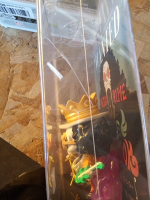 Funko POP! Game Cover: One Piece - Brook Wanted - Figurina de colecție din vinil, exclusivitate Amazon - Latura de sticlă zgâriată (stare: vezi a doua fotografie)