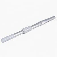 Mâner telescopic din aluminiu pentru curățarea piscinei WERKA PRO, 3 m (3x1 m), Ø30 mm – defect, funcționează parțial: este îndoit (stare: vezi a 2-a fotografie) 1