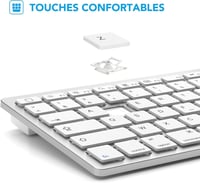 Német OMOTON Bluetooth billentyűzet francia kiosztással 4