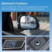 Convitex Fiat Panda 169 Jobb Oldali Elektromos Visszapillantó Tükör - Domború Üveggel, Utasoldali, 2010-2013 Modellekhez, OEM 0735531720 3