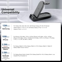 Samsung 4 az 1-ben vezeték nélküli töltőállomás Galaxy S24/S23/S22, Watch és Buds készülékekhez 2