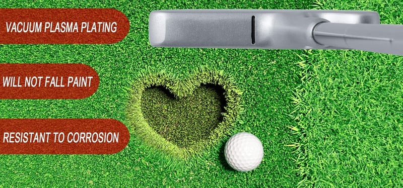 LEAGY Klasszikus Golf Putter 89cm, Kétirányú Fejjel, Jobbos-Balos