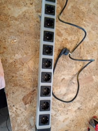 Prelungitor Kopp POWERversal cu 10 posturi, argintiu-negru, cablu de 1,4 m, prize la 90°, protecție IP20, carcasă zgâriată (stare: vezi imaginea a 2-a) 3