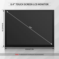 KAOLALI 8,4" Uconnect LCD Érintőképernyős Kijelző - Chrysler, Dodge, Jeep Navigációs Monitor, LA084X01(SL) Modell Kompatibilis 8