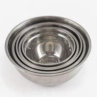Homikit Rozsdamentes Acél Keverőtál Szett 5 db, 4,5 L / 2,7 L / 1,5 L / 1,2 L / 0,7 L — Használt, használati nyomokkal 1