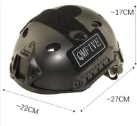 QMFIVE PJ Moda Taktikai Airsoft Kask Paintball Gözlükkel L Zöld 2