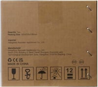 Anydry Kompakt Automata Kézszárító - Fekete, Falra Szerelhető, 1350W 10