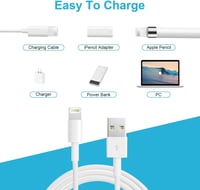 Apple Pencil 1. generációs USB-C töltőadapter iPad 10-hez, Flintronic 5