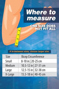 Orthosleeve ES3 könyökrögzítő - Fekete, S méret | 3 zónás kompressziós technológia | Teniszkönyök ellen 2