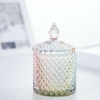 Bonbonier Üveg Édességtartó Fedővel, 18 cm-es, Újracsomagolt 3