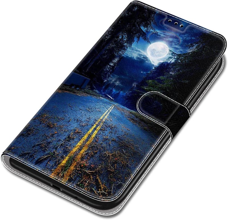 Xiaomi Redmi Note 8 Mágneses Bőrtok Állvánnyal