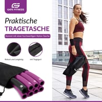 GATE FITNESS Hullámdesign Hula Hoop Karika Fogyáshoz - 1,2-2kg, 6-8 Szegmens 8