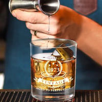Prémium Whiskey Pohár Szett Fa Dobozban - 51. Születésnapi Ajándék Férfiaknak 5