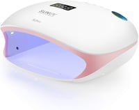 SUNUV 48W UV LED Műköröm Lámpa Időzítővel és LCD Kijelzővel - Rózsaszín SUN4S 1