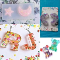 ABC Szilikon Betűforma Epoxigyantához - DIY Kézműves Kellék 3
