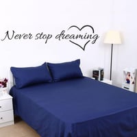 Inspiráló "Never stop dreaming" fali dekor tábla 57x16,5 cm 5
