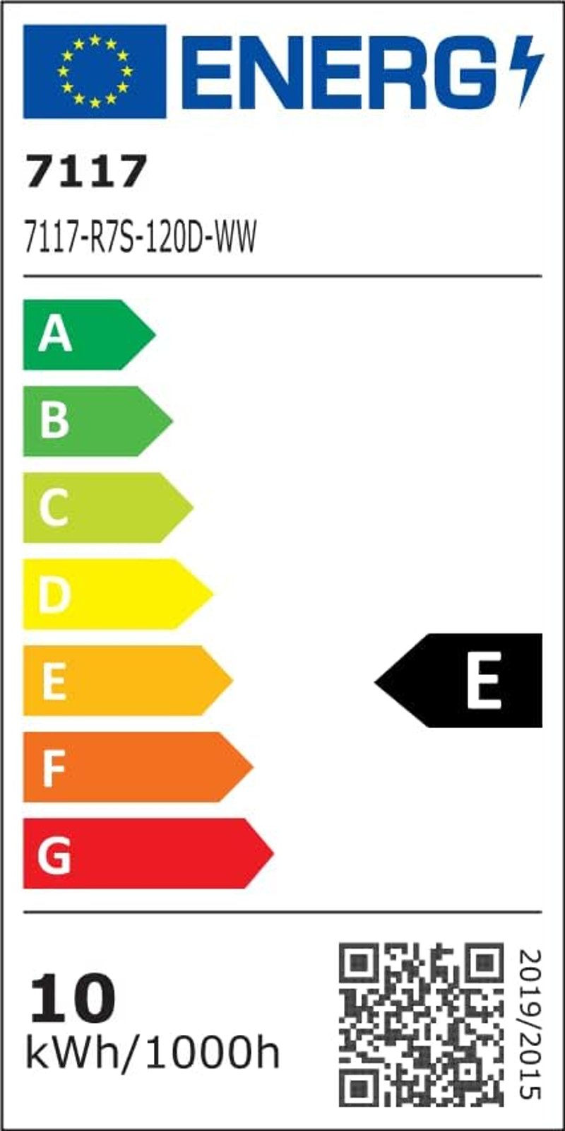 7117 R7s LED Izzó (118 mm) – 10W, Meleg Fehér 3000K, 360° Fény, Halogén 100W Kiváltó, 2 db