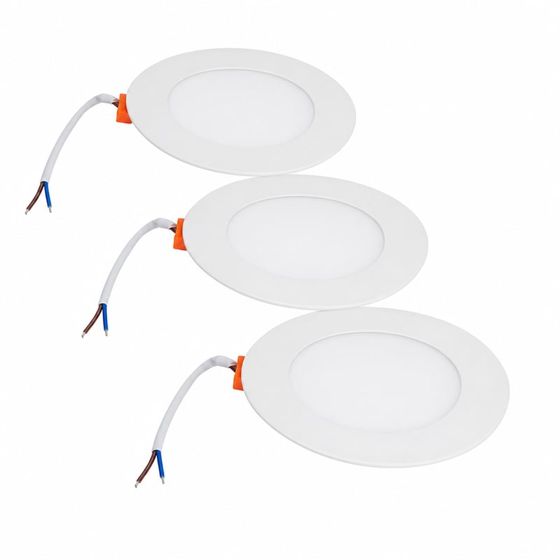 Sada vstavaných svietidiel Osram s integrovaným napájacím zdrojom, úzka 3x120 mm, 3000 K — chýbajúce montážne príslušenstvo (stav: pozri 2. obrázok)
