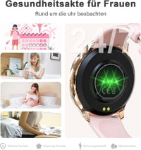 fitonyo Női Okosóra AMOLED Kijelzővel, Híváskezelés, 120 Sportmód, Egészségfigyelés 7