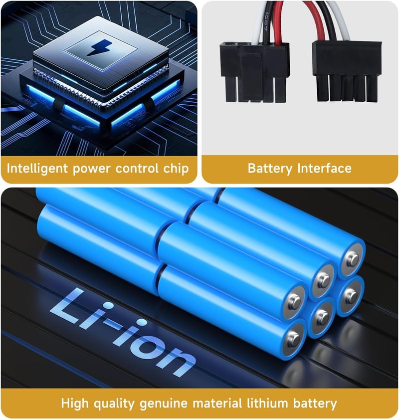 Mspalocell 6200mAh akkumulátor Wyze és Viomi robotporszívókhoz