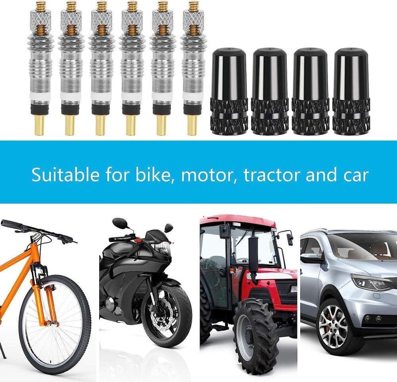 Presta-Dunlop Szelep Átalakító Szett 20db - Bicikli Kiegészítő