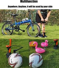 Kerékpár Állópumpa 160 PSI - Presta és Schrader Szelepekhez, Labdákhoz is 6