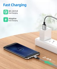 Sunguy 1,5 méteres Micro USB kábel, 3 db-os csomag 3